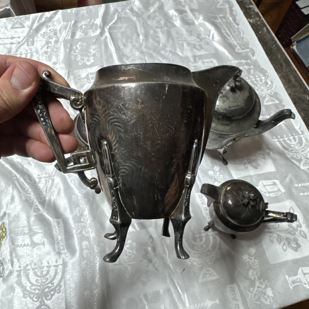 Meriden B. Company tea set 1877