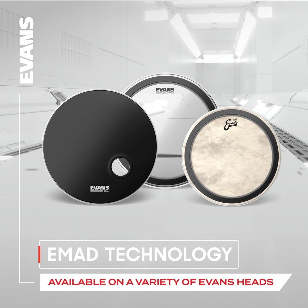 EVANS EMAD2 System Bass Pack, 20 Inch