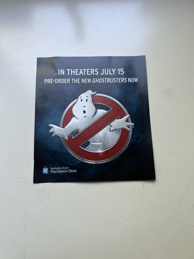Ghostbusters PlayStation 4 PS4 Replacement Case Only No Game Disc