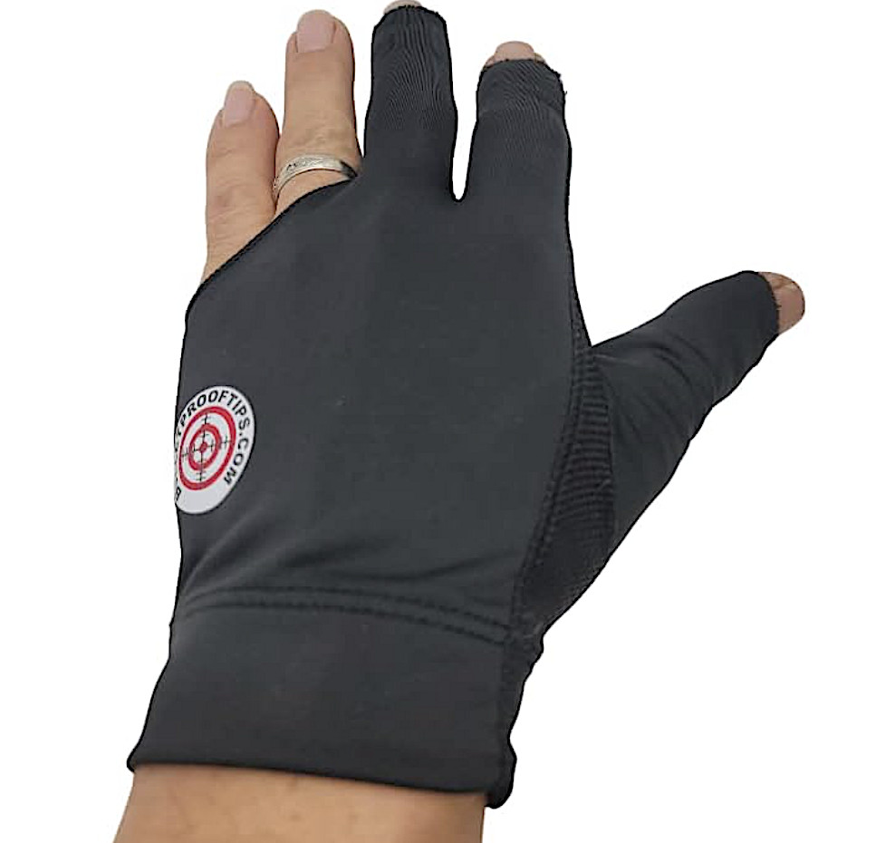 BPGBKM Bulletproof Pool Billiards/Snooker Glove Black (Medium)