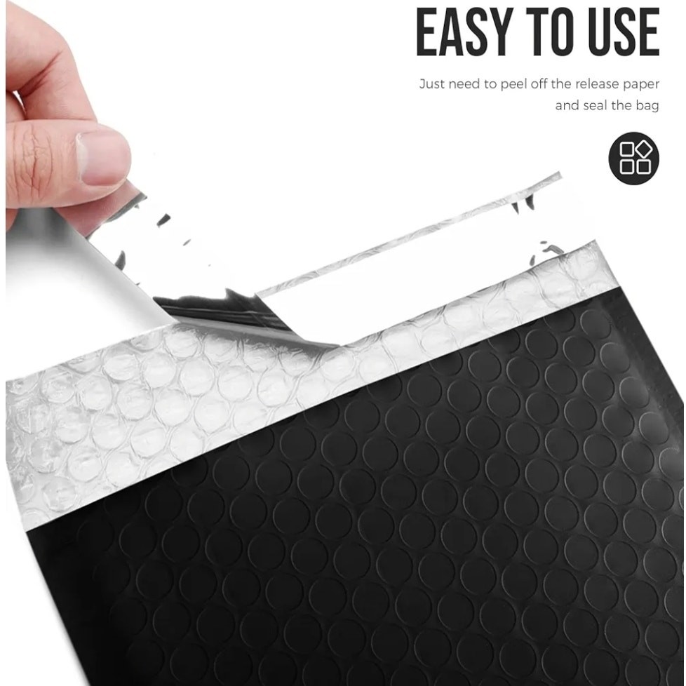 15pack - Bubble Mailer 6x10" BLACK