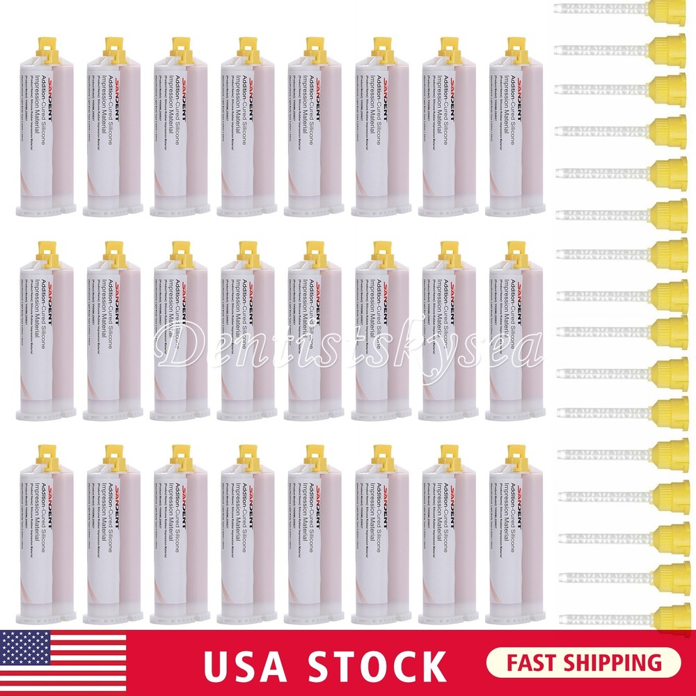 REGULAR SET Light Body Dental Impression Material VPS 50ml 5 Tips L