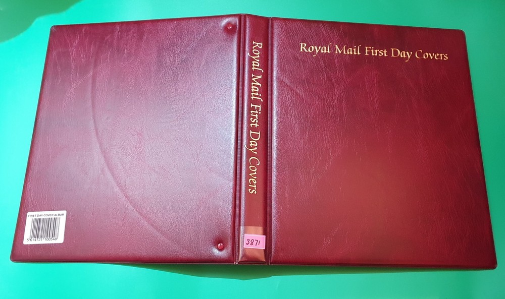 ROYAL MAIL FIRST DAY COVER ALBUM INC. 12 INSERTS TO HOLD 48 COVERS #3871