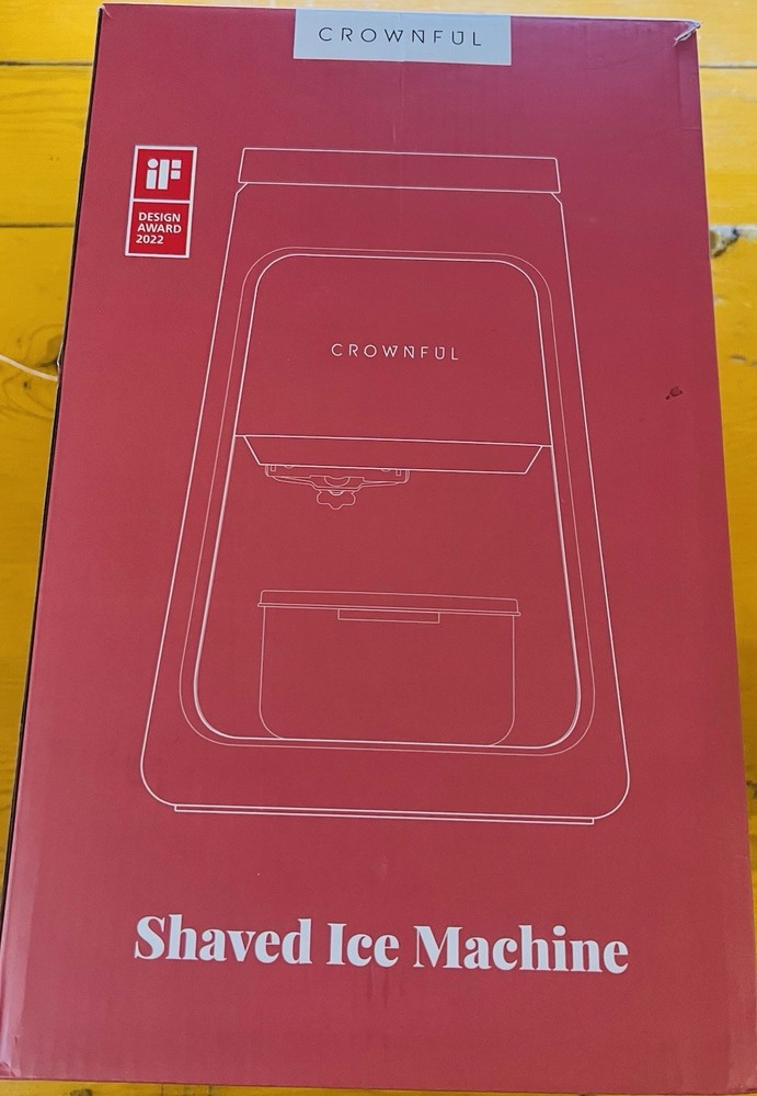 Crownful Shaved Ice Machine Snow Cone Maker Open Box Never Used