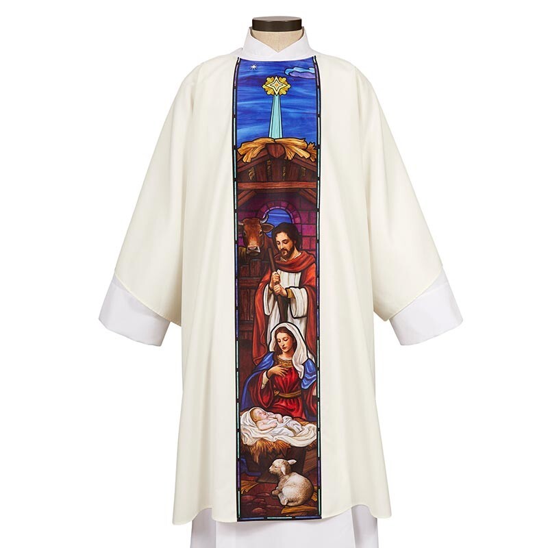 Stained Glass Nativity Dalmatic