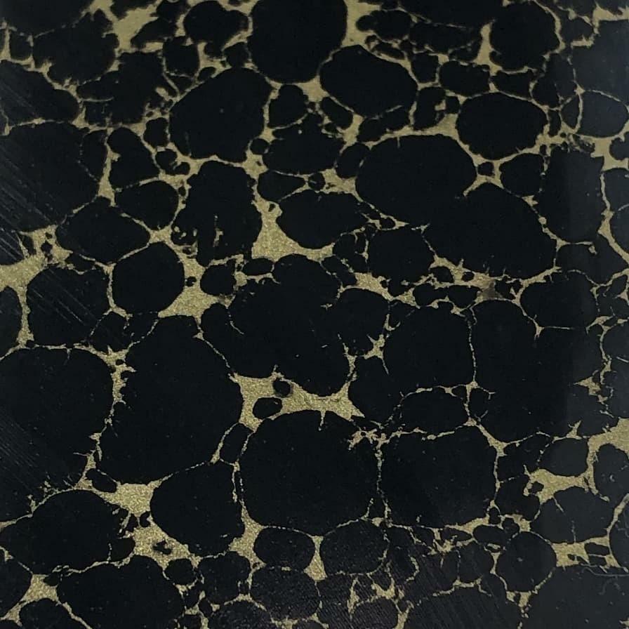 TruStone- Black with Gold Web - 1.5" x 6"- 1 Piece