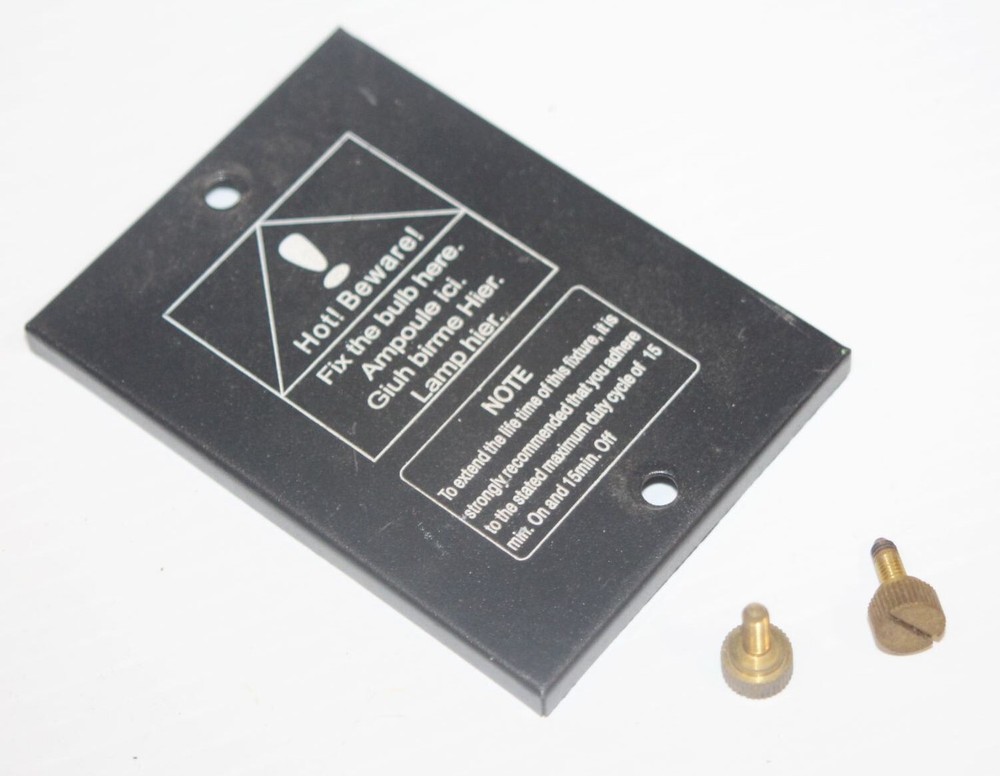 Bulb Cover Panel & Screws Part Eliminator Lighting E135 MKII Tracker Stage Light