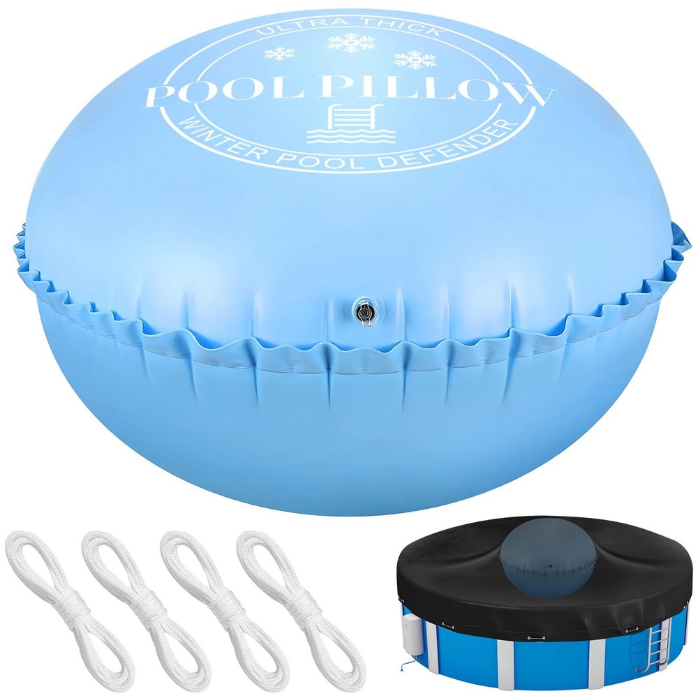 Ultra Thick & Durable Resistant Pool Pillows for Above Ground Pools Support