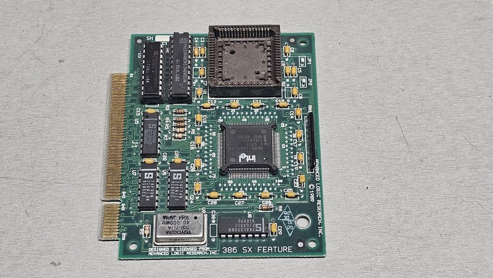 Intel 386SX-20 Accelerator Card Feature Module Advance Logic Research