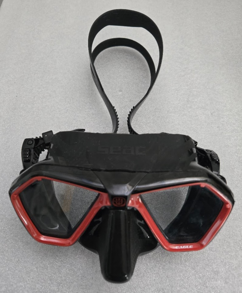 SEAC Maschera Eagle S/BL Rosso #75-66R/SBL
