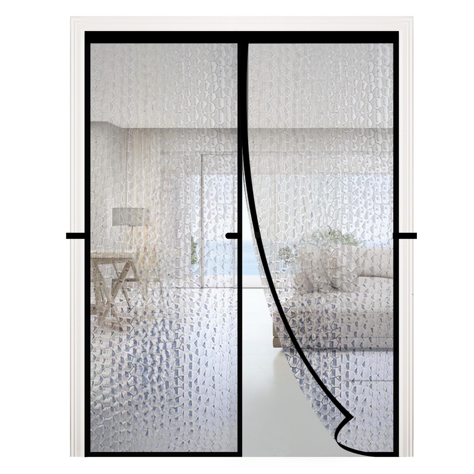 Magnetic Thermal Insulated Door Curtain,Waterproof EVA Door Cover,Fit Doors S...