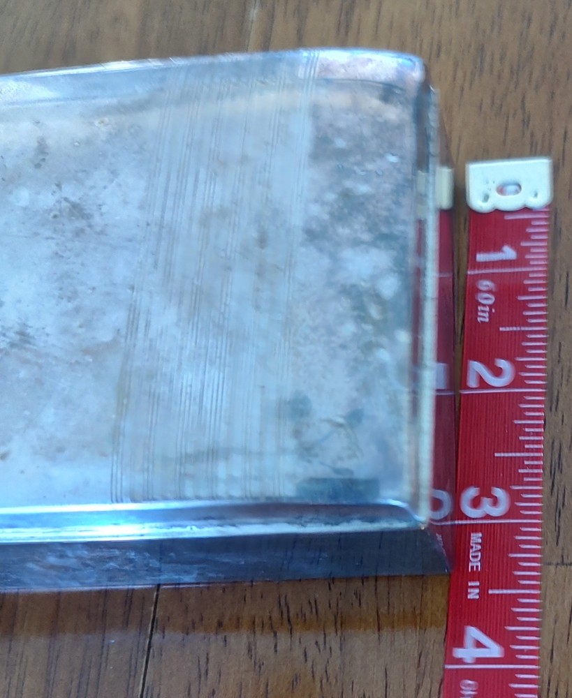 Poole & Co 1899 Silver Box with wood inserts