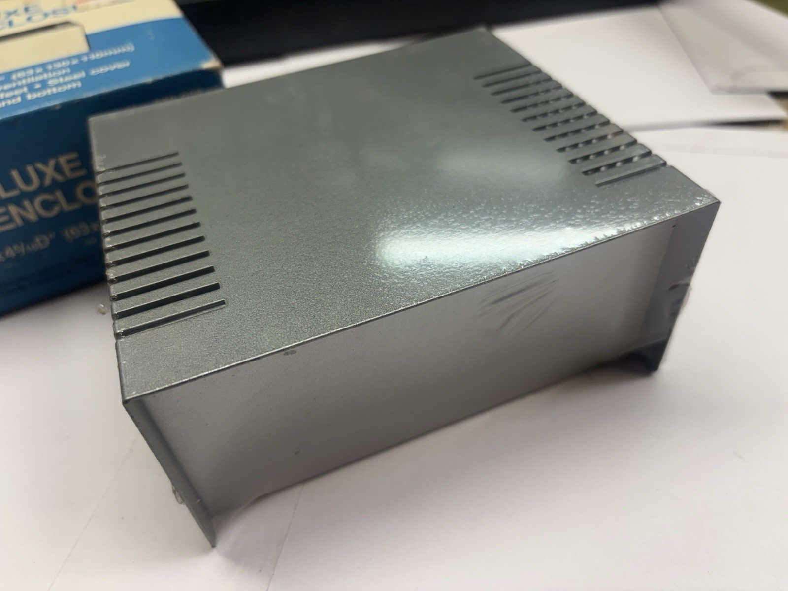 Vintage Radio Shack Deluxe Metal Utility Cabinet New In Box Model 270-228 NOS