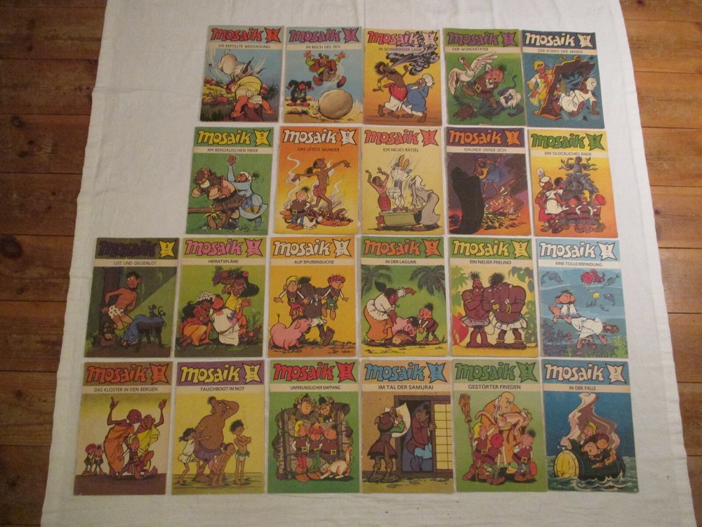 Mosaic GDR Comics Convolution 80s 59 Pieces