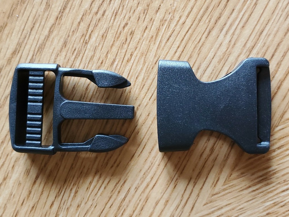 Plastic Strap Side Webbing Release Buckle Clasp 1'' Molle Bacpack Heavy Duty