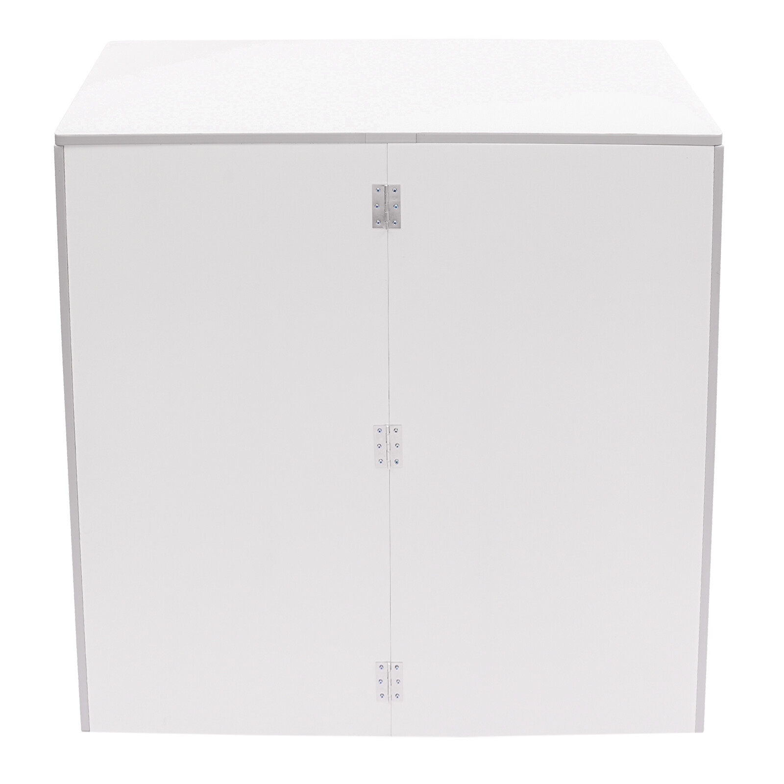 White Portable Event Bar Portable Bar Cabinet Foldable Bar 47.75*19.5*42.75in