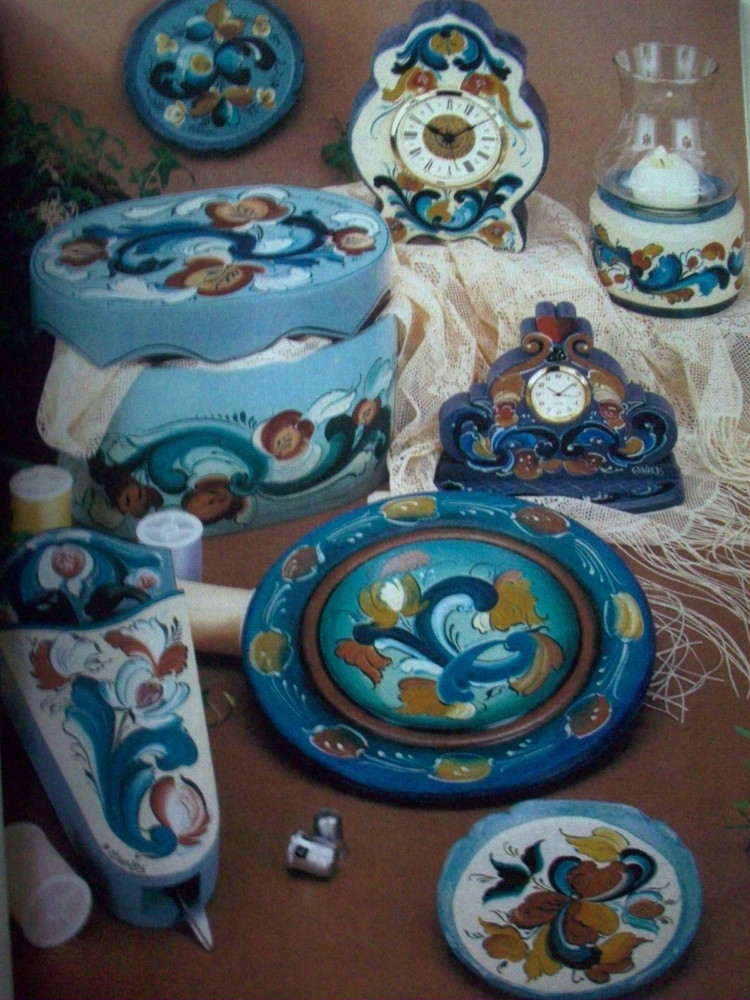 Design Basics for Telemark Rosemaling painting instructions and revised patterns