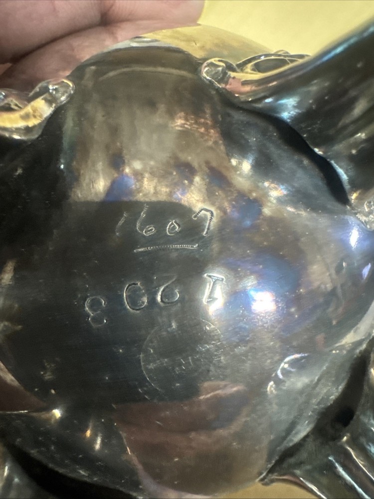 Antique Silver Plated Coffe Cream/tea Set