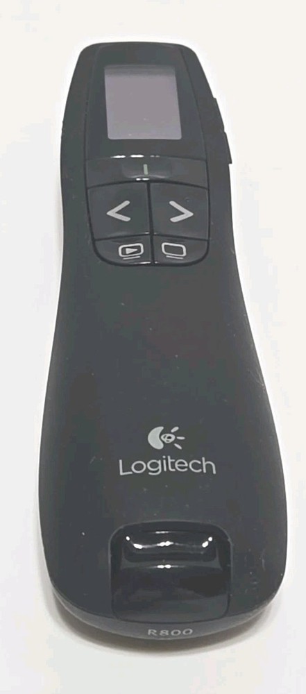Logitech R800 Laser Pointer Presenter Presentation Clicker Remote Tested Working