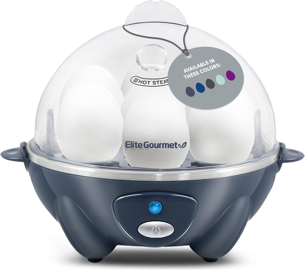 Versatile Egg Cooker: Boil, Poach & Scramble 7 Eggs Effortlessly, Auto Shut-Off