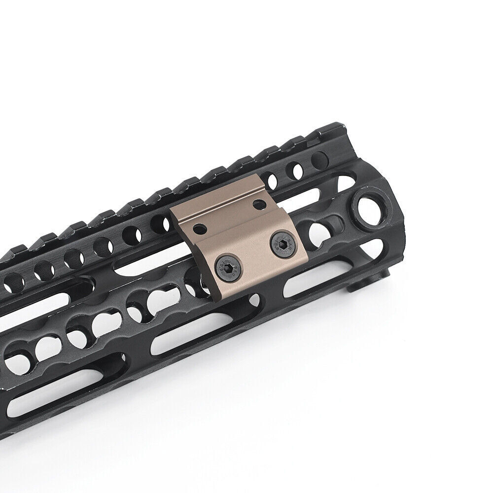 Airsoft Keymod MLOK Flashlight Offset Mount Base for M300 M600 M600DF flashlight