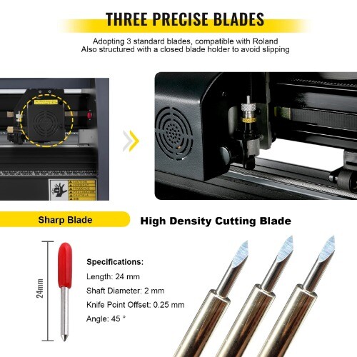 Vinyl Cutter Machine Computer Windows Software 14Inch Printer Cutting Plotter