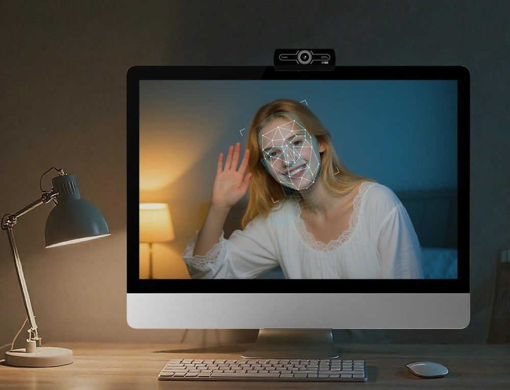 2K Webcam - PC - Video Calling & Conferences - Auto Focus/Light - Dual Mics