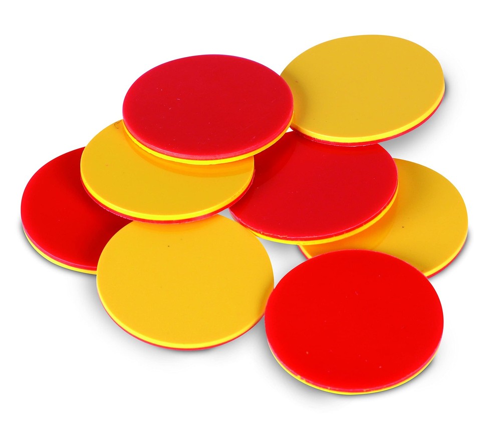 Learning Resources Two-Color Counters, Red/Yellow, Educational Counting,