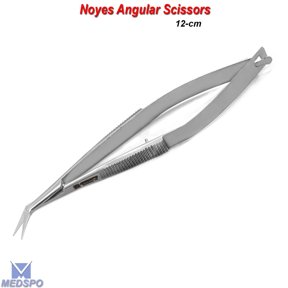 Micro surgical Noyes Angular Spring Action Scissors Ophthalmic Dissecting Tools