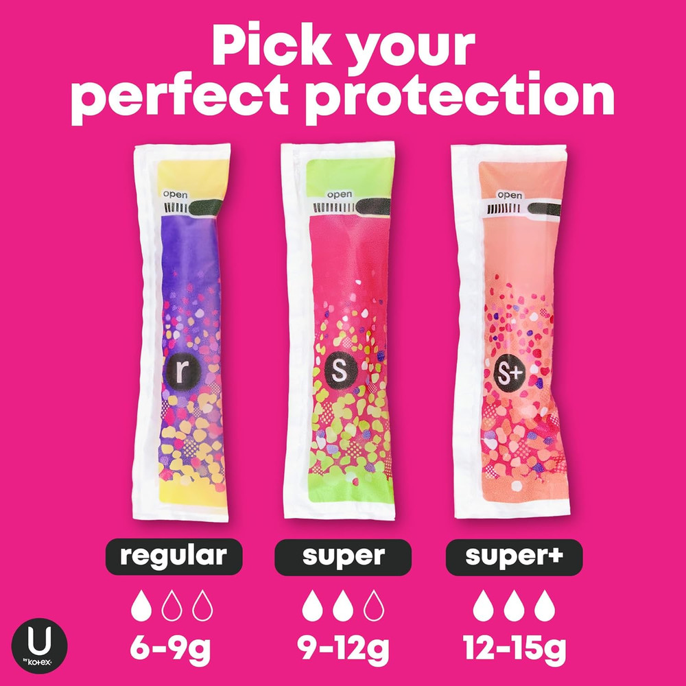 Click Compact Tampons, Super Absorbency, Unscented, 45 Count
