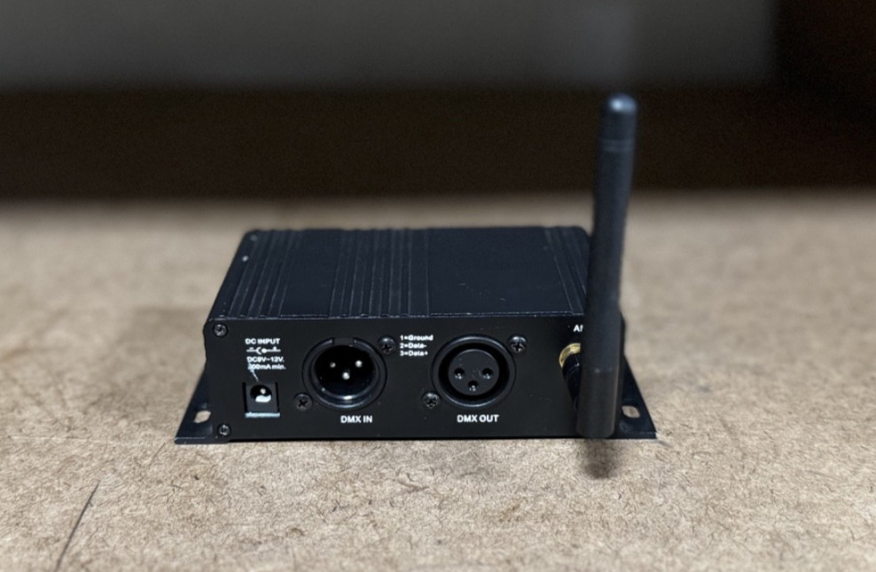 DMX 512 Wireless Control for Lighting, LCD Display