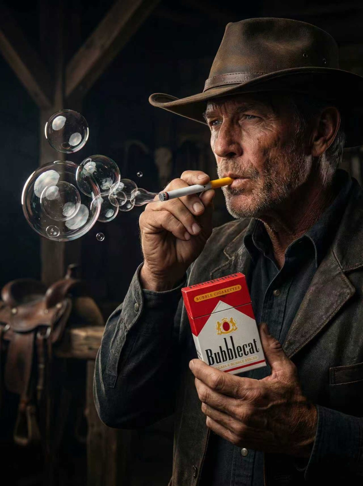 Funny Fake Cigarette Bubble Blower Wand Stress Relief 1:1 Fidget Toy Prop Gift