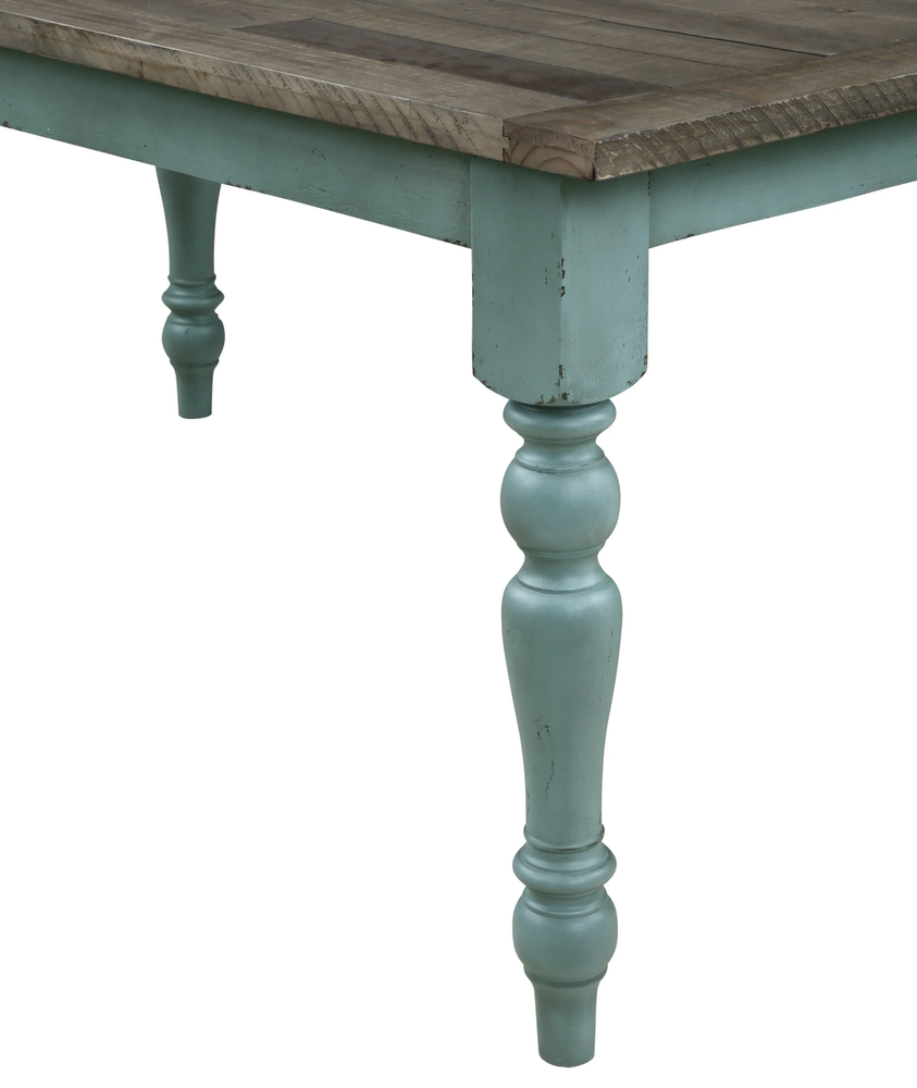 Prato Two-Tone Wood Upholstered Dining Bench