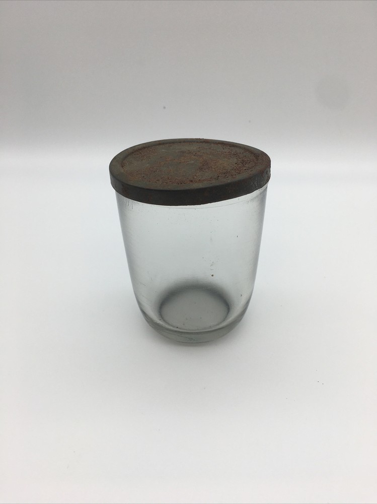 Vintage Snuff Jar With Lid, Unmarked
