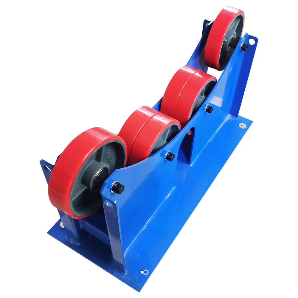 3T Welding Turning Roller Rack One Side Driven Wheel Rolling Support Frame