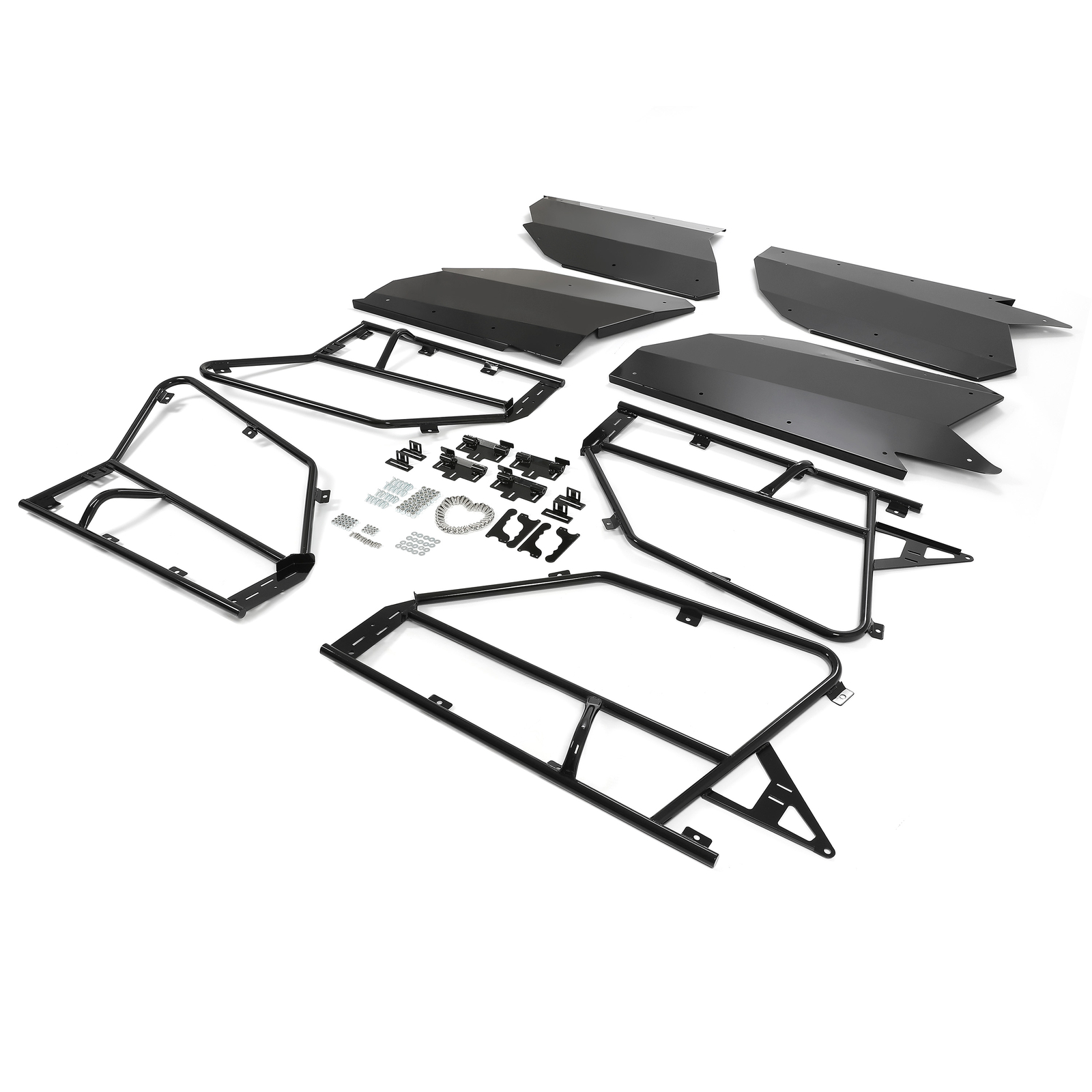 Black Aluminum Door Panel For CAN AM X3 1000 Full Doors 2017 2018 2019 -2023