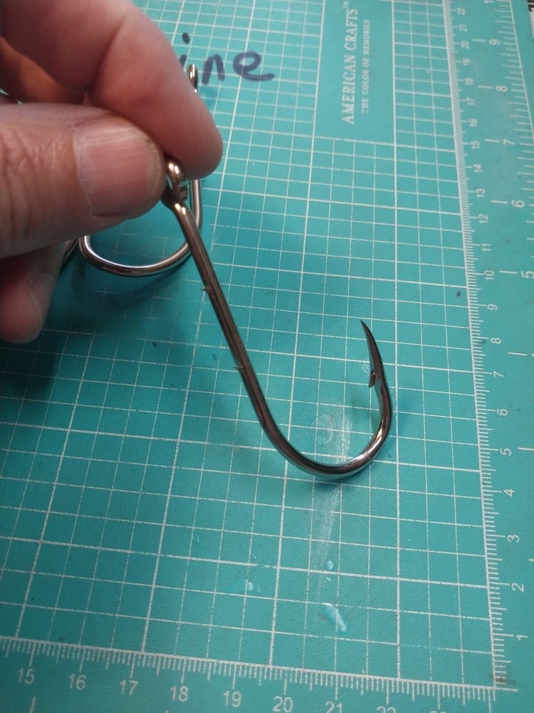 Eagle Claw Nickel 10/0 Tuff Hooks New