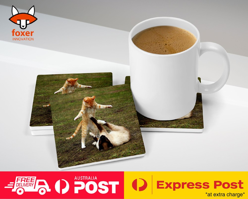 COASTER COFFEE DRINKING MAT|KITTEN CAT 43