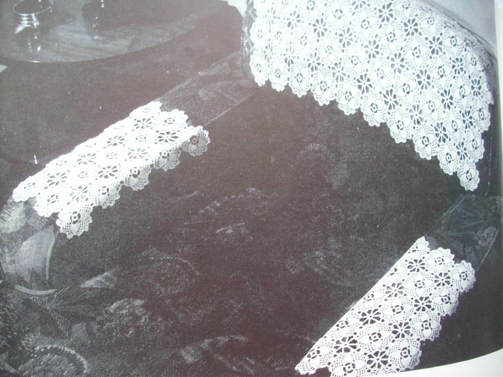 Cynthia Crocraft crochet patterns runners chair backs table clothes