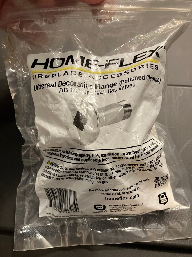 Home-Flex Universal Decorative Flange Polished Chrome