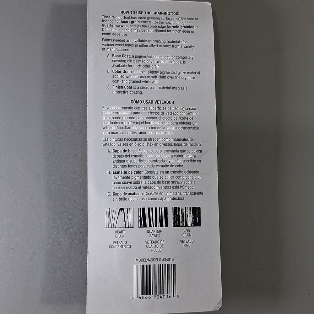 Warner Graining Tool