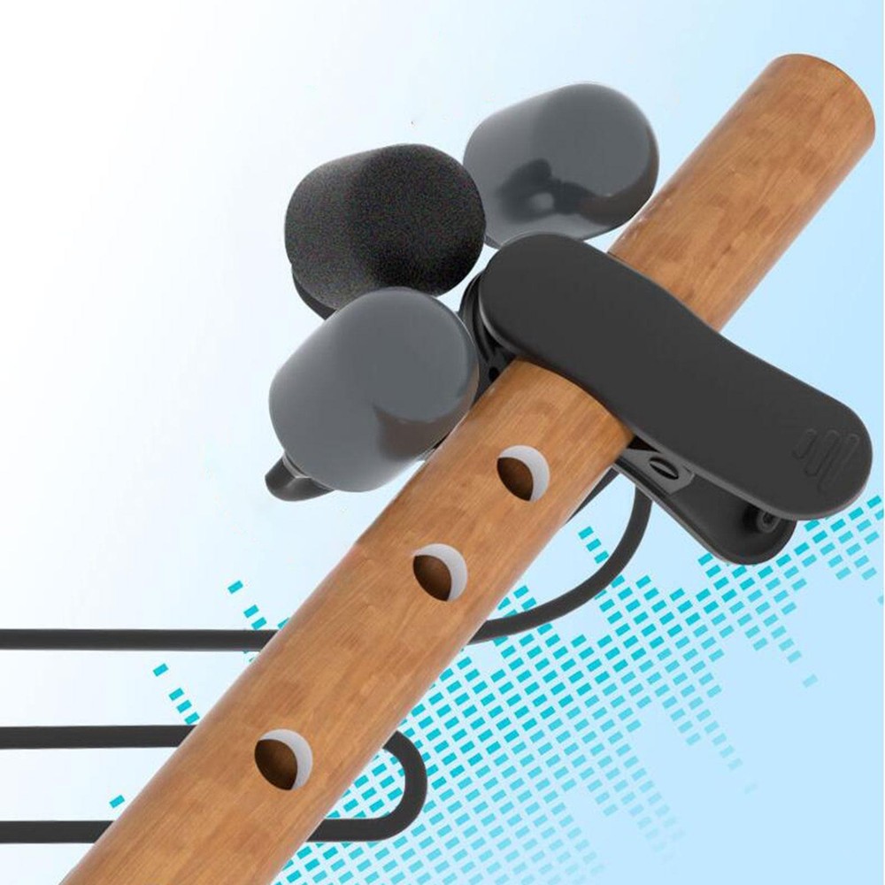 Wired Microphone for Wind Instruments Flexible Accessory for Chinese Instruments