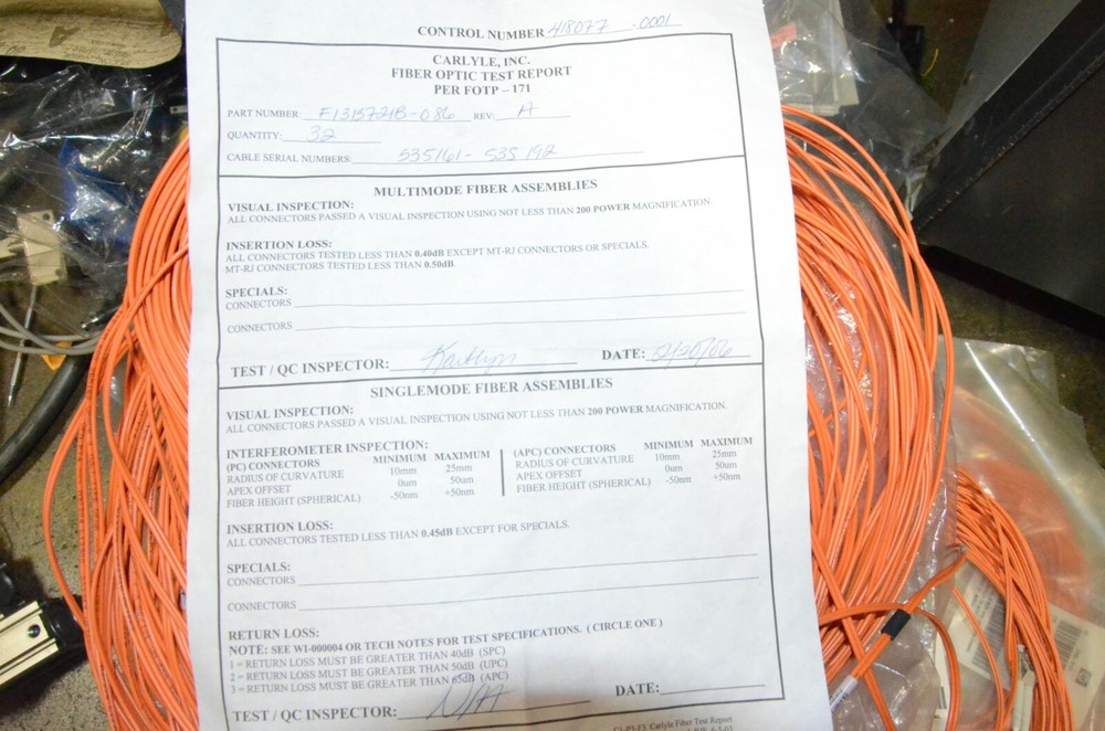 3M LC-LC 50/125 Duplex Multimode Fiber Optic Patch Cord Carlyle Beldon
