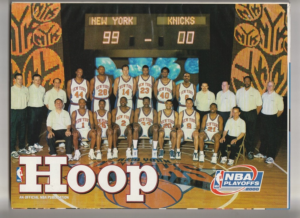 May 14, 2000 Knicks vs Pacers Playoff  Basketball Program W/Patrick Ewing 8X10