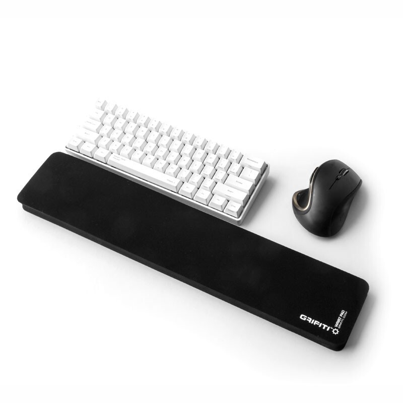 Grifiti Fat Wrist Pad 17 x 4 x 0.75 Full Length Mechanical Keyboard Wrist Rest
