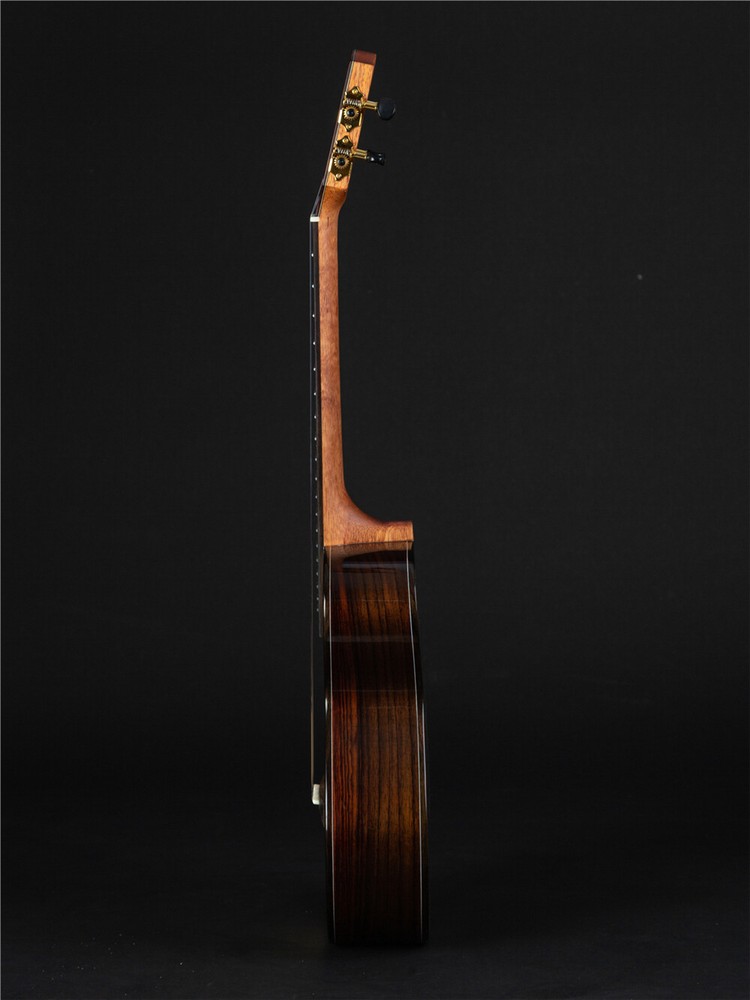 Tiki Solid Spruce Top/Solid Indian Rosewood Body Tenor Ukulele (Abalone Inlay)