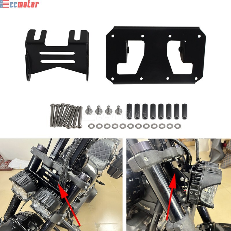 For Baja Designs Dual LP4 Lighting Headlight Bracket Mounting Modular Combo Kit