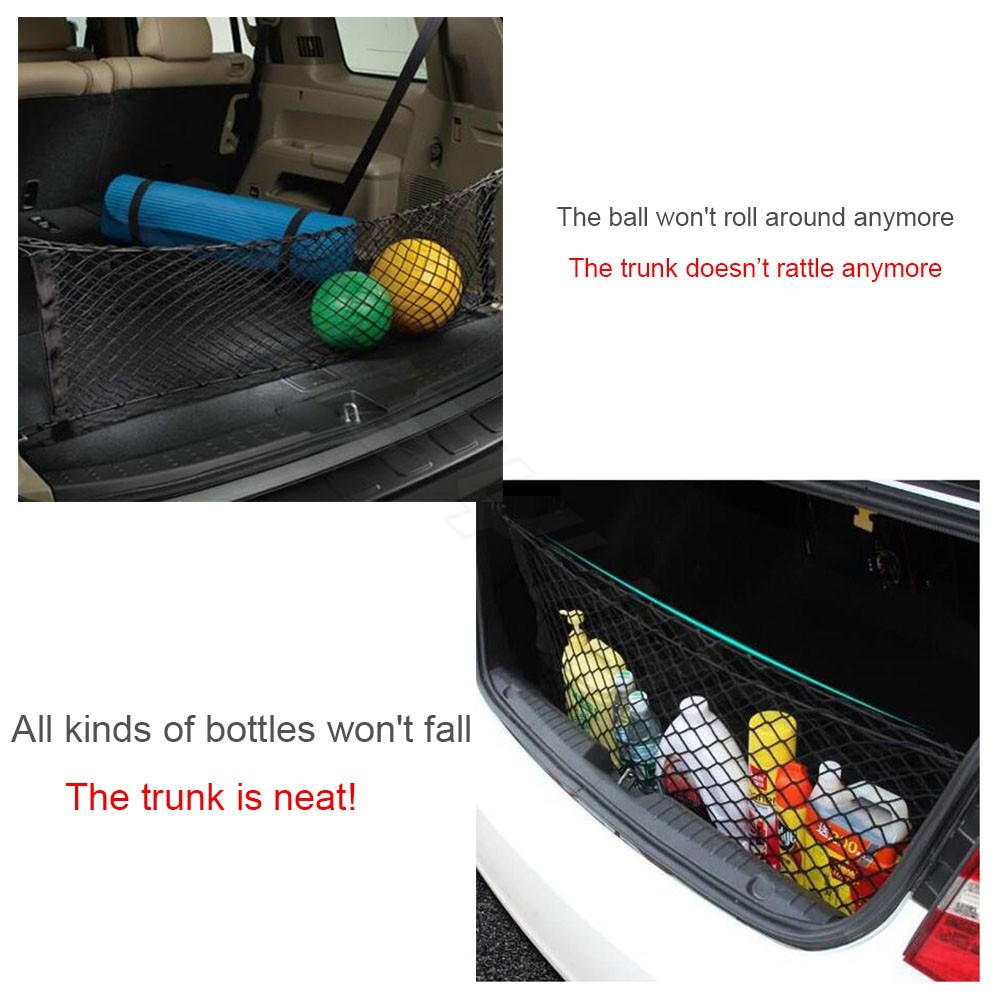 Rear Trunk Envelope Vertical Style Mesh Cargo Net for MAZDA 3 2010-2013