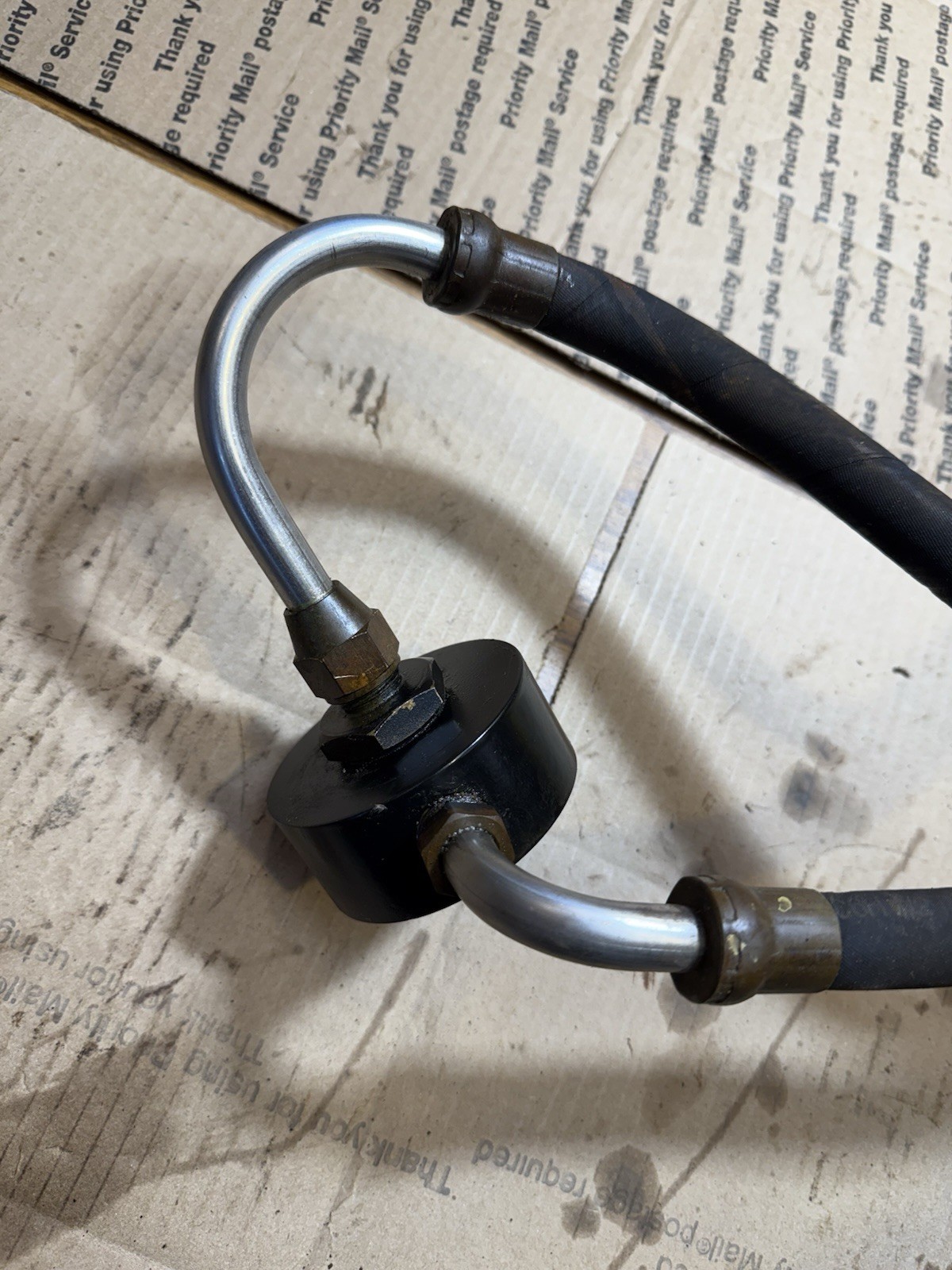 Mercruiser V6 4.3 engine oil filter remote system