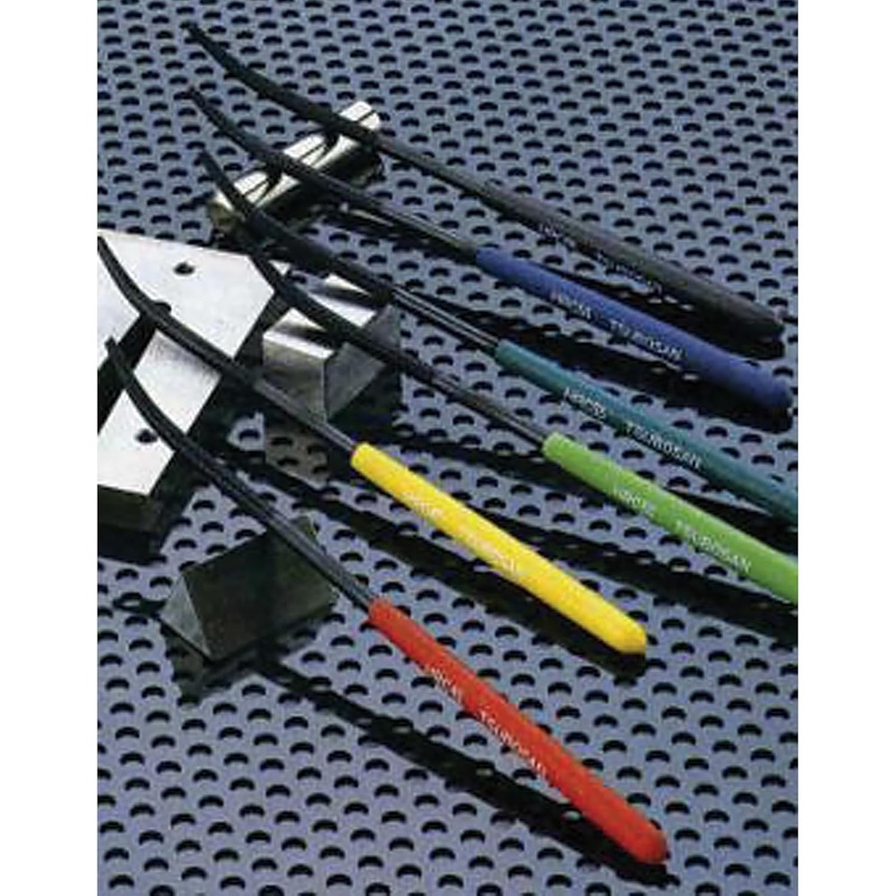 TTC 6 Piece Hardness Tester File Set Assorted, Black